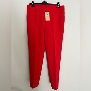 NEW Nordstrom Halogen Red Pants Sz 12